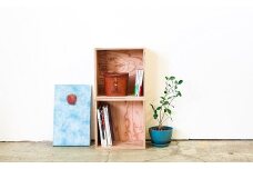 北海道育ちの木材を使った宮大工特製 「WOOD BOX」2種 3個セット　N001