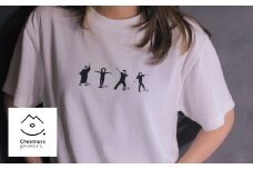北海道栗山町「Chestnuts&Market」オリジナルTシャツ（ホワイト）　C050