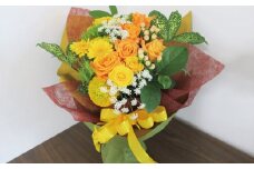 そのまま飾れる「スタンディングブーケ（花束）」お祝い用（大）　F018