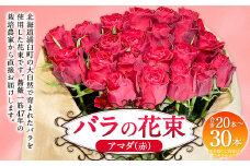 バラの花束 アマダ（赤）（20‐30本）| 花 バラ 薔薇 ローズ 生花 花束 ブーケ 赤 贈り物 プレゼント ギフト【2025年5月下旬～11月下旬まで発送予定】