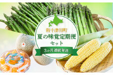 【新十津川町】夏の味覚定期便セット【12030】