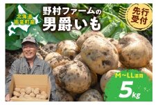 【先行予約】北海道産 じゃがいも 男爵 5kg  男爵芋 ジャガイモ 芋 いも 秋野菜 季節の野菜 直送農場 北海道雨竜町産 サイズ混同 野菜