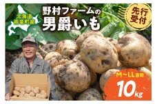 【先行予約】北海道産 じゃがいも 男爵 10kg  男爵芋 ジャガイモ 芋 いも 秋野菜 季節の野菜 直送農場 北海道雨竜町産 サイズ混同 野菜
