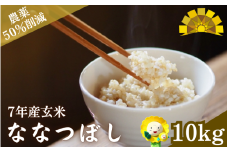 玄米 ななつぼし 新米/ ごはん こめ 米 お米 北海道 北海道米 【kja400-nana-g10-R7】