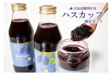A059 ハスカップ 満足セット ハスカップ ジュース 500ml×2本 ハスカップ ジャム 150g×3瓶 北海道 鷹栖町 ハスカップ ジャム ハスカップ ジュース