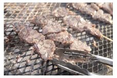 A101エゾシカ 鹿肉 ロース・タン 串物 セット 各5本入り 北海道 鷹栖町 ロース もも肉 使用 高たんぱく 低脂肪 山恵 鹿肉 ジビエ