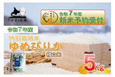 【令和7年産】 ゆめぴりか (精白米) 北海道 米 を代表する人気の品種 5kg 【2025年10月上旬発送開始】 北海道 鷹栖町 たかすのお米 