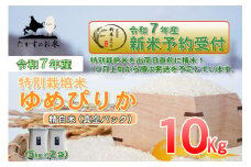 【令和7年産】 ゆめぴりか (精白米) 北海道 米 を代表する人気の品種 真空パック 5kg×2袋 10kg 北海道 鷹栖町 たかすのお米 米 コメ こめ ご飯