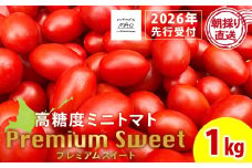 【2026年先行予約】 【朝採れ最短発送！】 Premium Sweet 1kg フルーツミニトマト