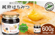 東神楽産採れたまんまの純粋はちみつ 600ｇ1個【8月採蜜】イタドリ・オオハンゴンソウ・ソバ 　蜂蜜 ハチミツ