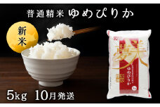 【令和7年産 10月発送】ゆめぴりか《普通精米》5kg 新米