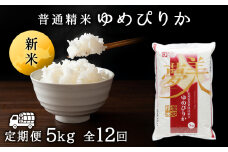 令和7年産・新米【定期便12ヵ月/10月発送】 ゆめぴりか《普通精米》5kg
