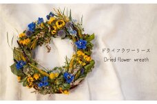 ドライフラワーリース　Rural garden