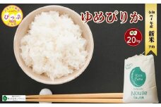 2025年産 先行受付【農業生産法人ノウリエ】北海道産 ゆめぴりか 精米 20kg【11月から12月上旬発送】 米 お米 北海道米 特Aランク 国産 白米 コメ 北海道 比布町 ぴっぷ