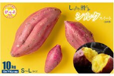 【10月下旬より発送】シルクスイート S～Lサイズ混合 10kg【北川農園】さつまいも サツマイモ 芋 熟成 産地直送 北海道 比布町 ぴっぷ 1022-001