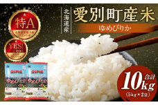 愛別町産米（ゆめぴりか5kg×2袋）【A15202】