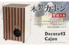 木製 カホン Decora43 cajon (デコラ43カホン)　8PS-sky468cw【G03102】