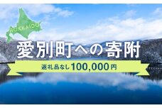愛別町への寄附 100,000円 （返礼品はありません）
