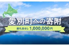 愛別町への寄附 1,000,000円 （返礼品はありません）