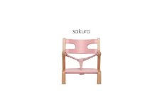 子どものための家具「rabi kids chair」（サクラ＆ベビーベルト付き）
