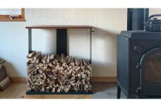 Firewood Shelf 薪棚〈樹種：ウォールナット〉Mサイズ