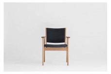 LIM Living Chair リムリビングチェア（ミズナラ）布座：チャコール