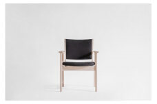 LIM Living Chair リムリビングチェア（イタヤカエデ）布座：チャコール