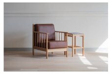 〈北の住まい設計社〉Spoke Sofa S & n'frame Side Table Stone _OA-1904/0720（スポークソファ＆エヌフレーム サイドテーブル）◆高島屋選定品◆【99000077】