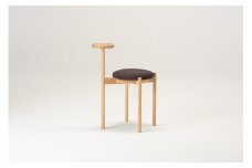 〈大雪木工〉yuk（ユク） スタッキングスツール（布座：プラム）◆高島屋選定品◆【99000127】