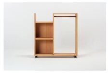 〈大雪木工〉はんの木の家具 ハンガーラック◆高島屋選定品◆【99000176】