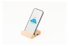 木のぬくもりを感じるスマホスタンド4色セット