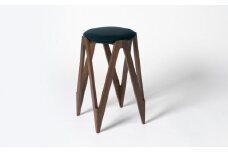 CO･DA･MA High Stool＜ウォールナット＞（NC-044 グリーン）