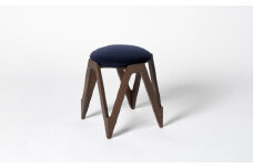 CO･DA･MA Low Stool＜ウォールナット＞（NC-010 ネイビー）