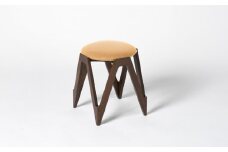 CO･DA･MA Low Stool＜ウォールナット＞（NC-109 イエロー）