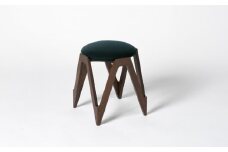 CO･DA･MA Low Stool＜ウォールナット＞（NC-044 グリーン）