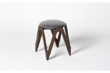 CO･DA･MA Low Stool＜ウォールナット＞（NC-126 グレー）