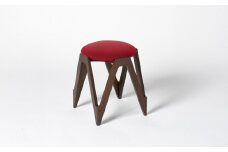 CO･DA･MA Low Stool＜ウォールナット＞（NC-158 レッド）