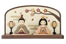 木製寄木ひな人形　Aタイプ