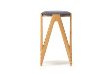 CO･DA･MA High Stool＜オーク＞（NC-126 グレー）