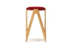 CO･DA･MA High Stool＜オーク＞（NC-158 レッド）