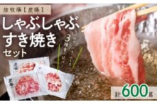 放牧豚”炭豚”しゃぶしゃぶ・すき焼きセット