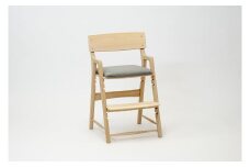 Hygge キッズハイチェア ＜座面：布（ライトグレー）＞