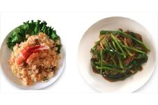 美瑛選果 美瑛米ななつぼしのﾁｬｰﾊﾝと牛肉とﾋﾟｰﾏﾝの細切り炒めｾｯﾄ[012-77]