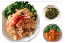 美瑛選果 美瑛米ななつぼしのﾁｬｰﾊﾝと中華お惣菜ｾｯﾄ[024-10]