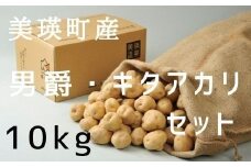 【先行予約】じゃがいも 10kg 男爵 キタアカリ セット<令和7年産 > 美瑛選果 美瑛町産  | 食べ比べセット じゃがいも 男爵 キタアカリ 野菜 10kg セット 食べ比べ 料理[012-174]