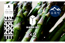 【先行予約】幻のアスパラ 800g [400g × 2箱]【令和8年産】  ラスノーブル「畑発・冷蔵庫のドアポケット行」×2箱 墫乃字 ＨＡＫＯＩＲＩ |  グリーン アスパラガス アスパラ あすぱら あすぱらがす 採れたて 新鮮 旬 産地直送 野菜 [020-94]