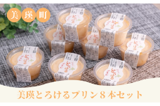 美瑛なごみの森 美瑛とろけるプリン8本セット[012-111]