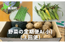 【先行予約】野菜 定期便A【小】 3回便 <令和7年産 >サスケの家 グリーンアスパラ1kg（L~2L）、スイートコーン8本（1品種）、秋野菜(かぼちゃ・じゃがいも(北あかり) 約5kg）[031-03]