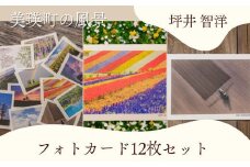 フォトカード 写真家 坪井 智洋 美瑛の風景 フォトカード 12枚セット | 美瑛 北海道 写真 雑貨 [006-21]