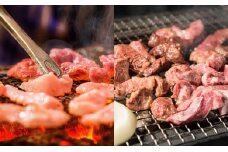 かみふらの「元祖」 豚さがり3種&豚ホルモン2種 計3.5kg 焼肉 サガリ ホルモン 豚 みそ スパイシー しお 味噌 塩 セット 特製みそだれ 北海道 上富良野町